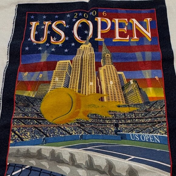 Vintage 2006 US Open Tennis short-sleeved t-shirt - white - Unisex XL - Picture 1 of 3